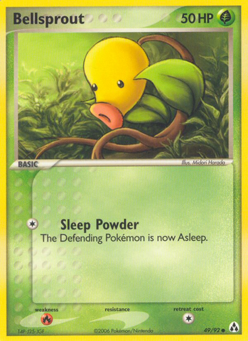 Bellsprout (49/92) [EX: Legend Maker] - Destination Retro