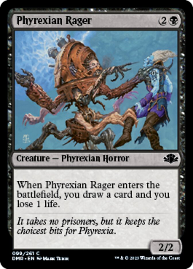 Phyrexian Rager [Dominaria Remastered] - Destination Retro