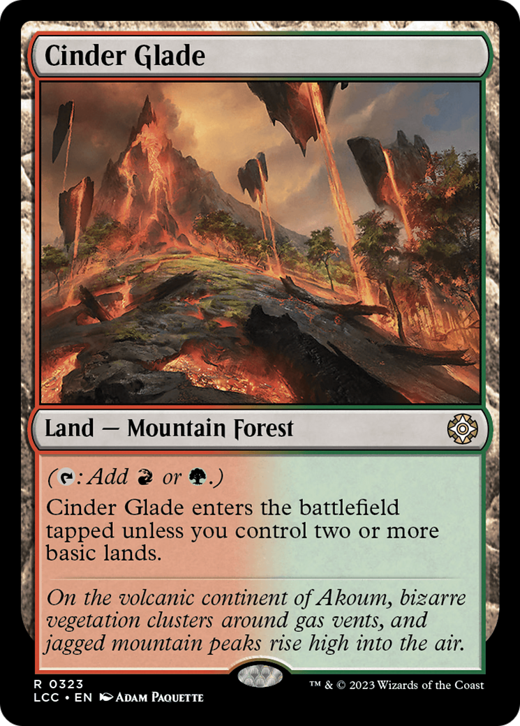 Cinder Glade [The Lost Caverns of Ixalan Commander] - Destination Retro