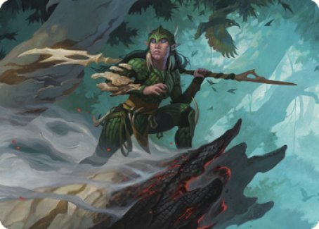 Gwenna, Eyes of Gaea Art Card [The Brothers' War Art Series] - Destination Retro