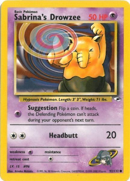 Sabrina's Drowzee (92/132) [Gym Heroes Unlimited] - Destination Retro