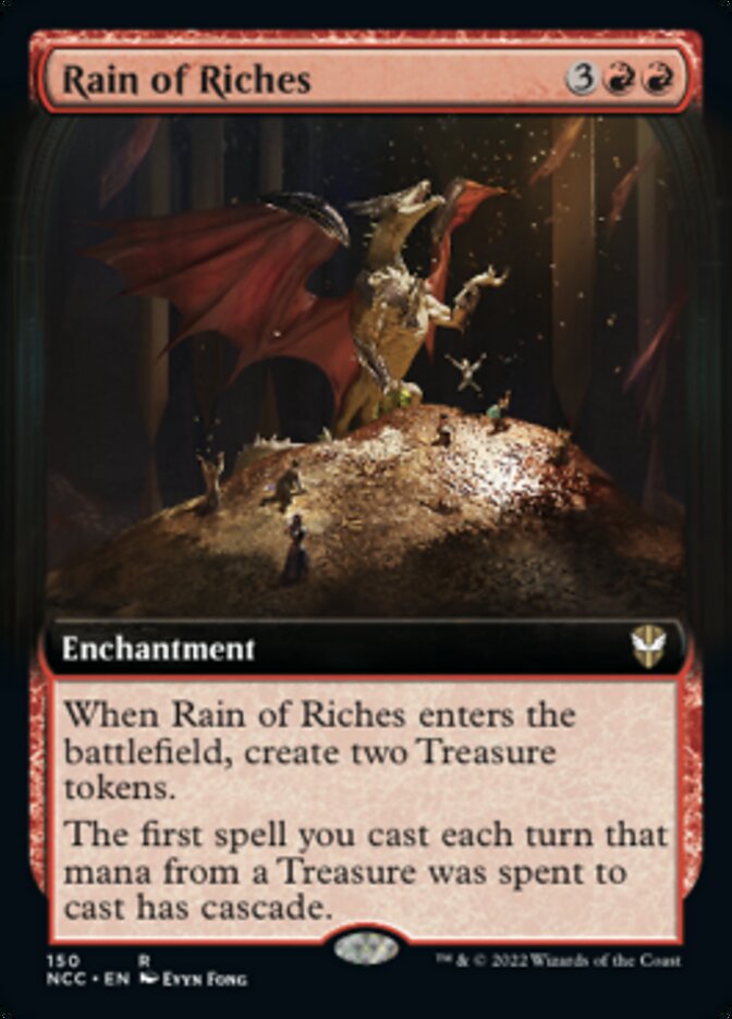 Rain of Riches (Extended Art) [Streets of New Capenna Commander] - Destination Retro