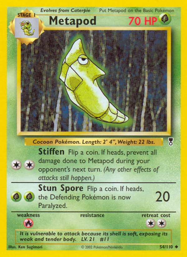Metapod (54/110) [Legendary Collection] - Destination Retro