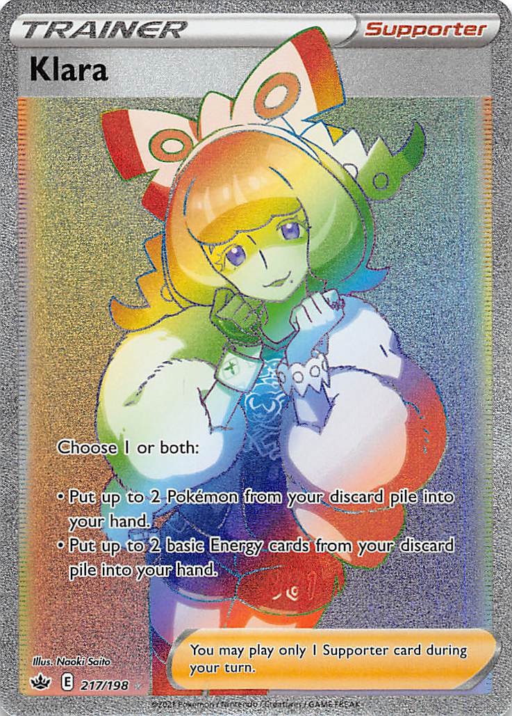 Klara (217/198) [Sword & Shield: Chilling Reign] - Destination Retro