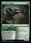 Colossal Badger // Dig Deep [Commander Legends: Battle for Baldur's Gate] - Destination Retro