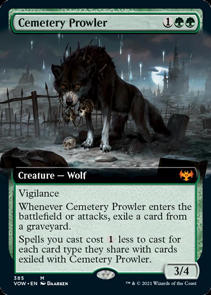 Cemetery Prowler (Extended) [Innistrad: Crimson Vow] - Destination Retro