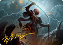 Raiyuu, Storm's Edge Art Card (Gold-Stamped Signature) [Kamigawa: Neon Dynasty Art Series] - Destination Retro