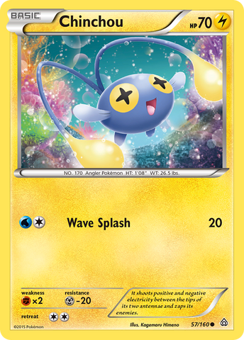 Chinchou (57/160) [XY: Primal Clash] - Destination Retro