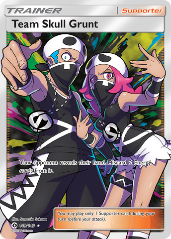 Team Skull Grunt (149/149) [Sun & Moon: Base Set] - Destination Retro