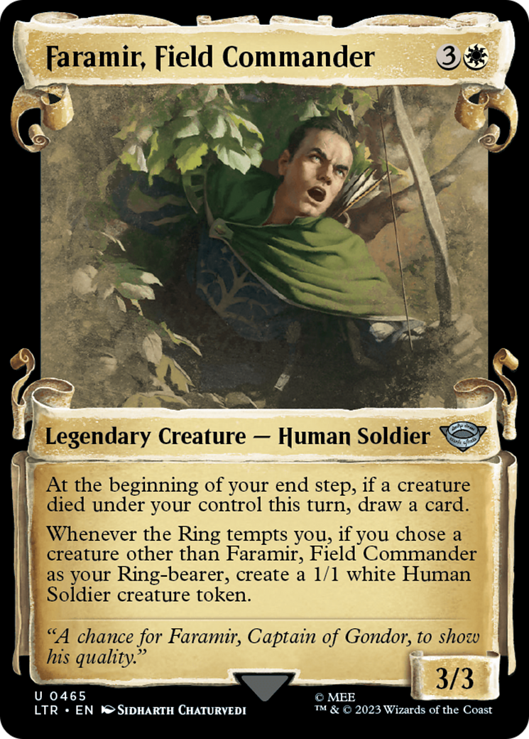 Faramir, Field Commander [The Lord of the Rings: Tales of Middle-Earth Showcase Scrolls] - Destination Retro