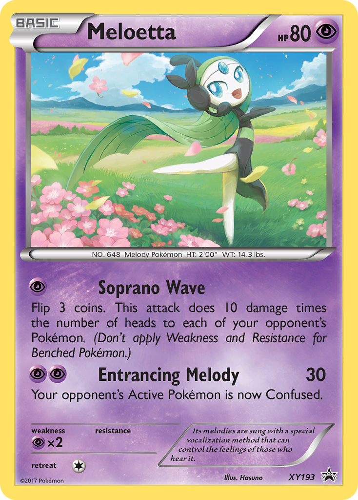 Meloetta (XY193) [XY: Black Star Promos] - Destination Retro
