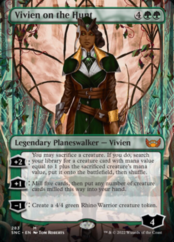Vivien on the Hunt (Borderless) [Streets of New Capenna] - Destination Retro
