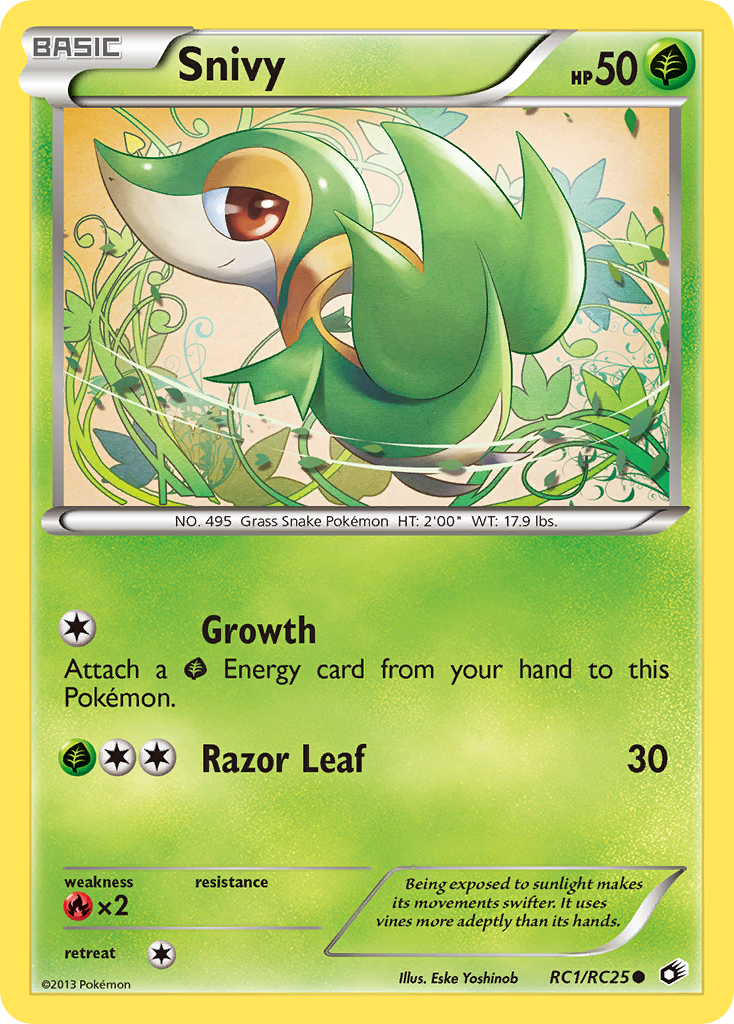 Snivy (RC1/RC25) [Black & White: Legendary Treasures] - Destination Retro