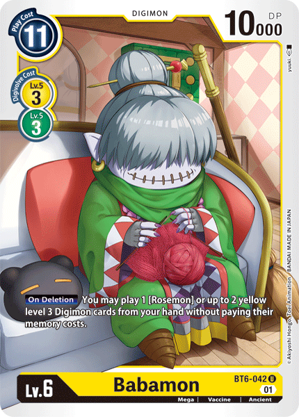 Babamon [BT6-042] [Double Diamond] - Destination Retro