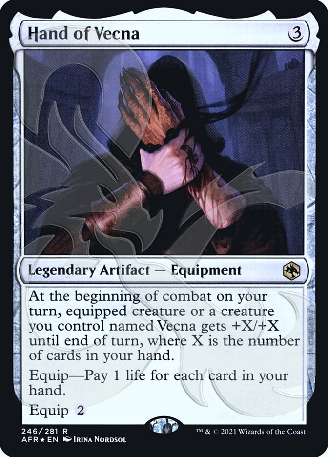 Hand of Vecna (Ampersand Promo) [Dungeons & Dragons: Adventures in the Forgotten Realms Promos] - Destination Retro