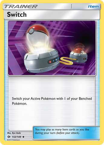 Switch (132/149) [Sun & Moon: Base Set] - Destination Retro