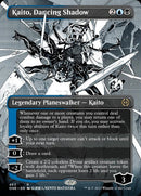 Kaito, Dancing Shadow (Borderless Manga Step-and-Compleat Foil) [Phyrexia: All Will Be One] - Destination Retro