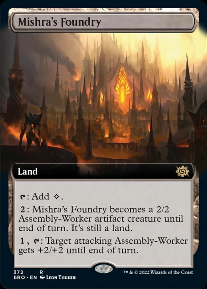 Mishra's Foundry (Extended Art) [The Brothers' War] - Destination Retro