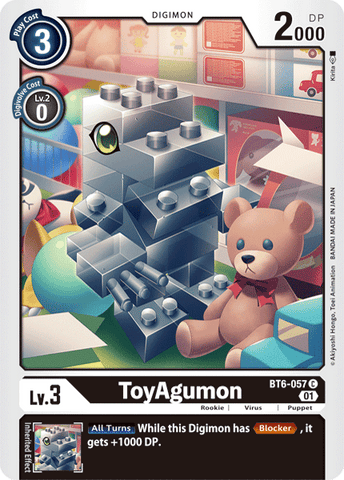 ToyAgumon [BT6-057] [Double Diamond] - Destination Retro