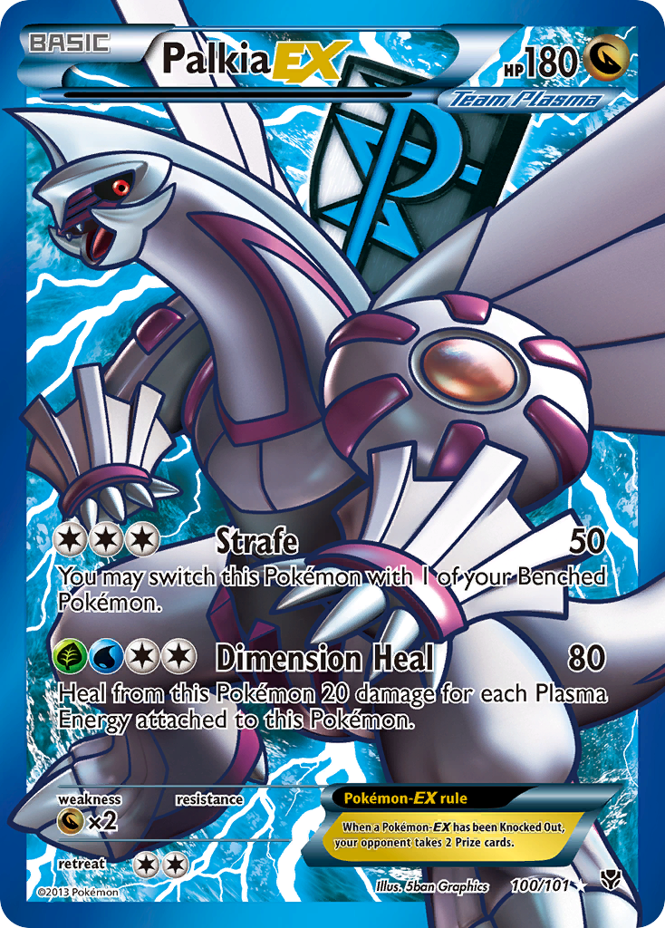 Palkia EX (100/101) [Black & White: Plasma Blast] - Destination Retro
