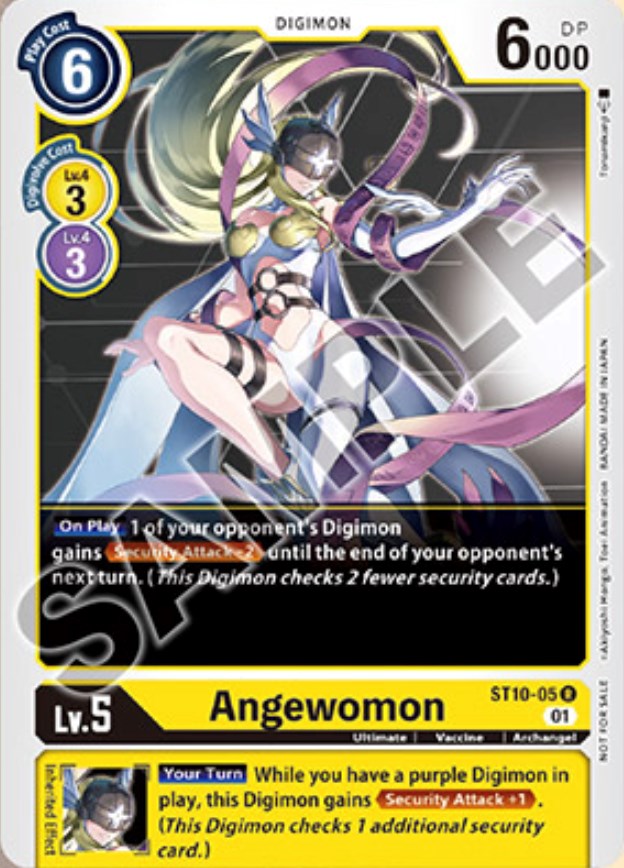 Angewomon [ST10-05] (Tamer Goods Set Angewomon & LadyDevimon) [Starter Deck: Parallel World Tactician Promos] - Destination Retro