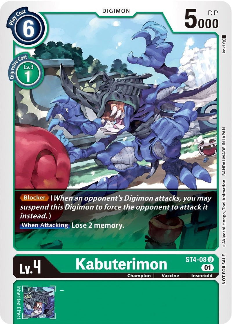 Kabuterimon [ST4-08] (Winner Pack Xros Encounter) [Starter Deck: Giga Green Promos] - Destination Retro