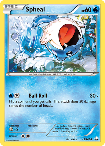 Spheal (45/160) [XY: Primal Clash] - Destination Retro