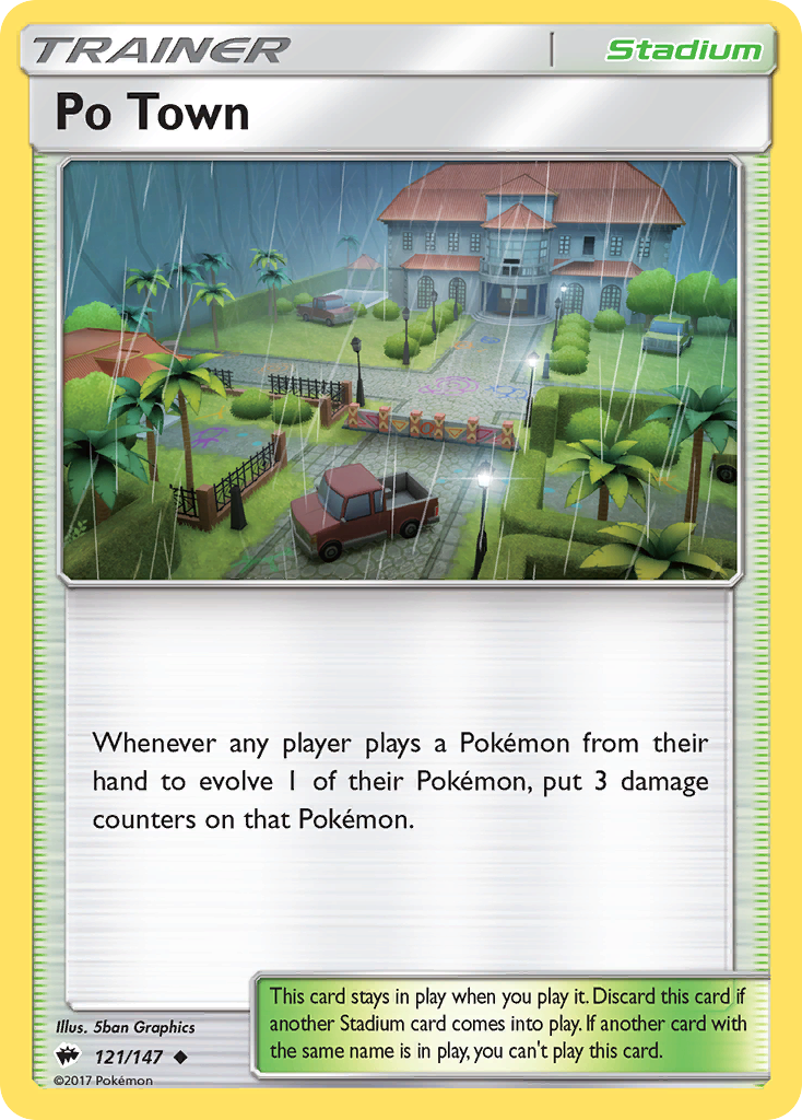 Po Town (121/147) [Sun & Moon: Burning Shadows] - Destination Retro