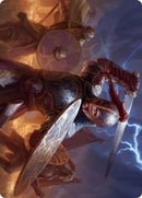 Beskir Shieldmate Art Card [Kaldheim: Art Series] - Destination Retro