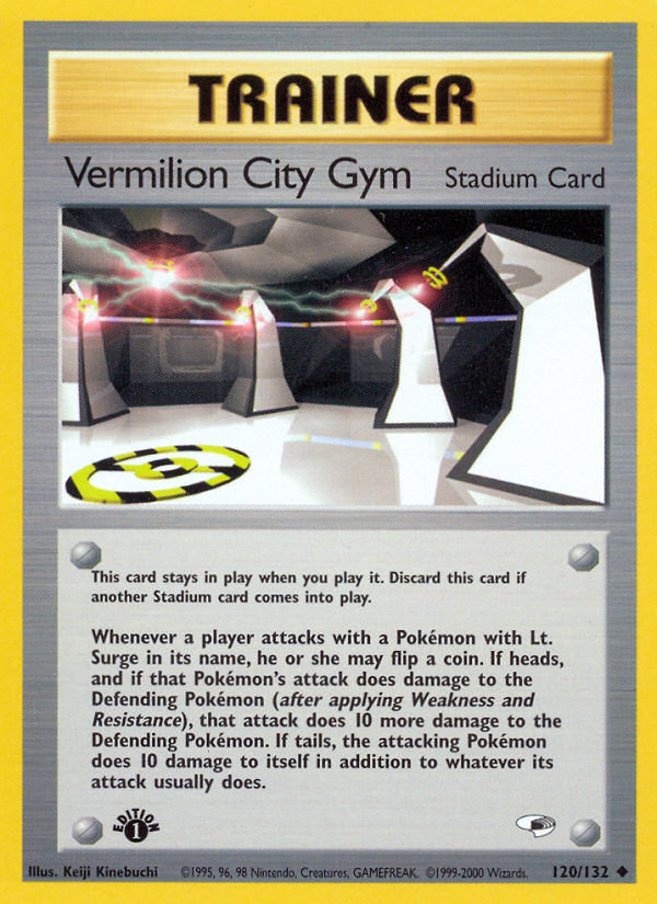 Vermilion City Gym (120/132) [Gym Heroes 1st Edition] - Destination Retro