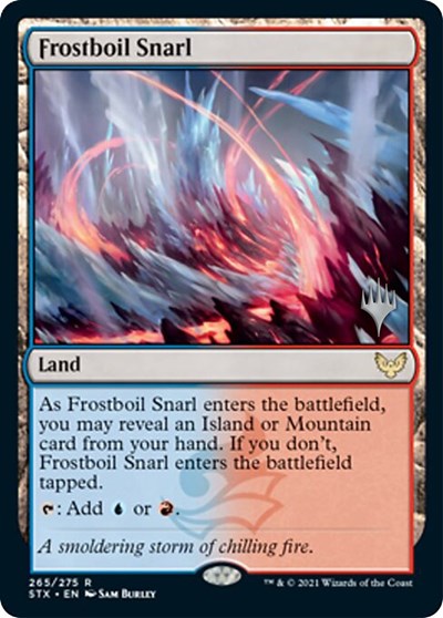 Frostboil Snarl (Promo Pack) [Strixhaven: School of Mages Promos] - Destination Retro