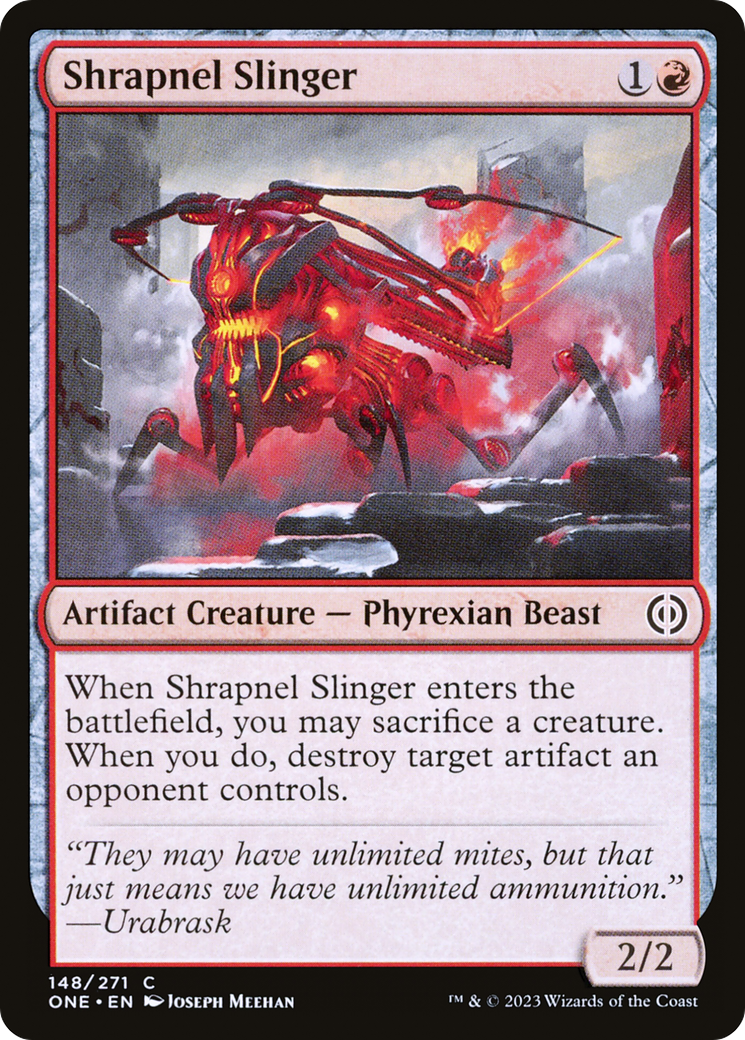 Shrapnel Slinger [Phyrexia: All Will Be One] - Destination Retro