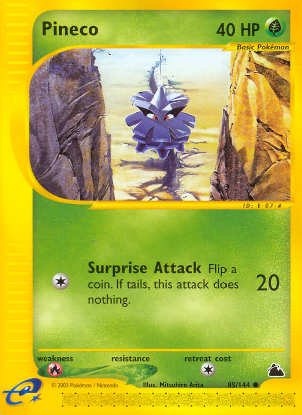 Pineco (85/144) [Skyridge] - Destination Retro
