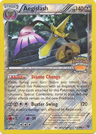 Aegislash (85/146) (Regional Championship Promo Staff) [XY: Base Set] - Destination Retro