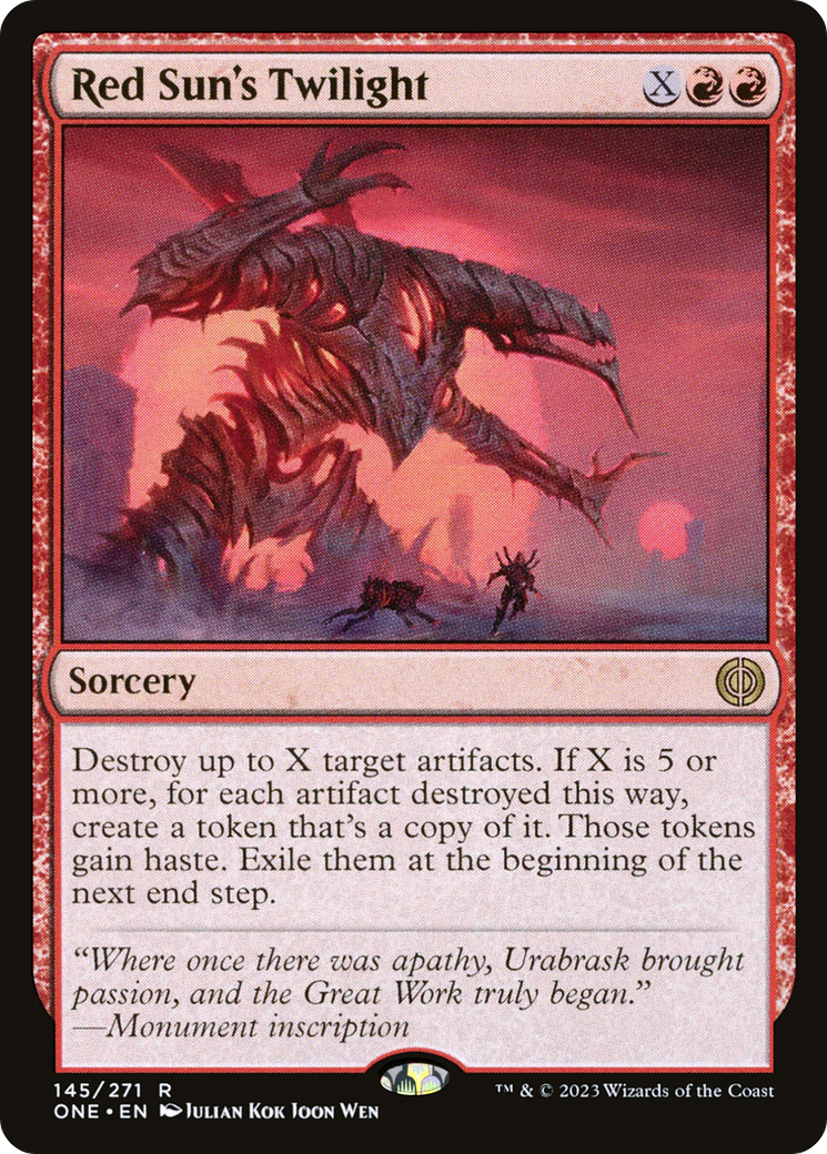 Red Sun's Twilight [Phyrexia: All Will Be One] - Destination Retro
