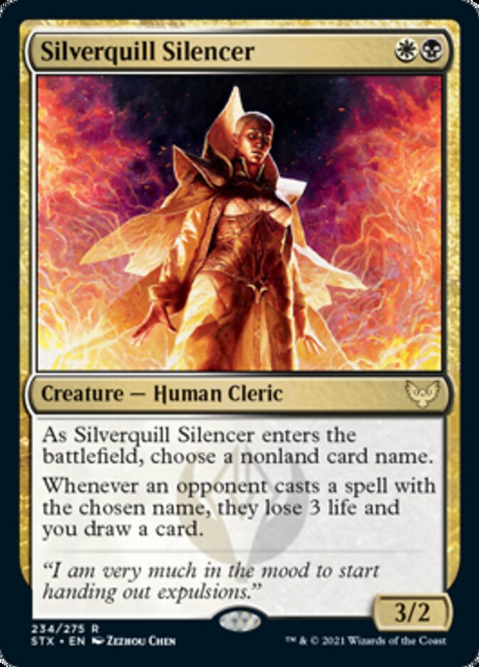 Silverquill Silencer [Strixhaven: School of Mages] - Destination Retro