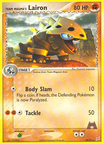 Team Magma's Lairon (20/95) [EX: Team Magma vs Team Aqua] - Destination Retro