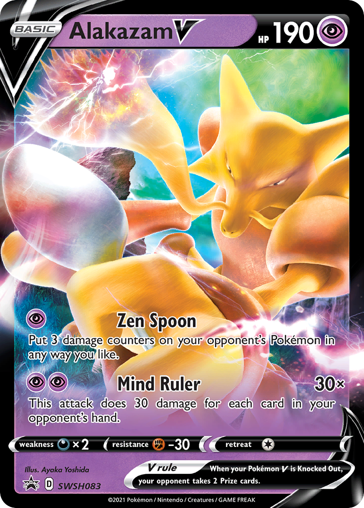 Alakazam V (SWSH083) [Sword & Shield: Black Star Promos] - Destination Retro