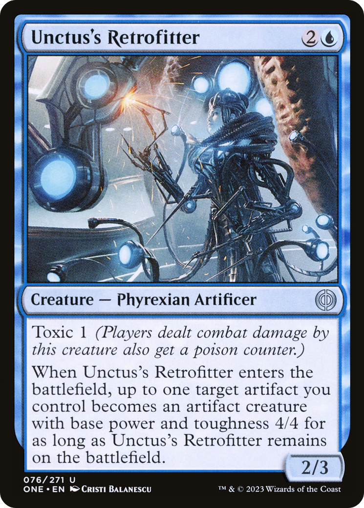 Unctus's Retrofitter [Phyrexia: All Will Be One] - Destination Retro