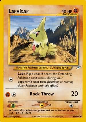 Larvitar (70/105) [Neo Destiny Unlimited] - Destination Retro