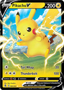Pikachu V (086/264) [Sword & Shield: Fusion Strike] - Destination Retro