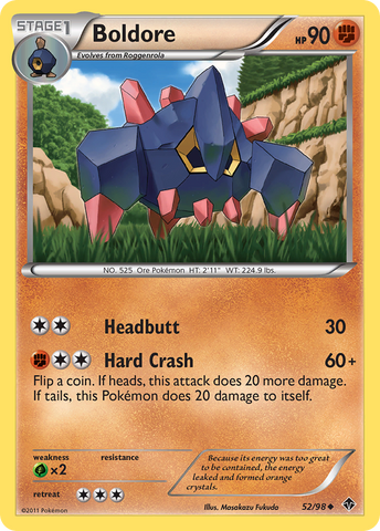 Boldore (52/98) [Black & White: Emerging Powers] - Destination Retro
