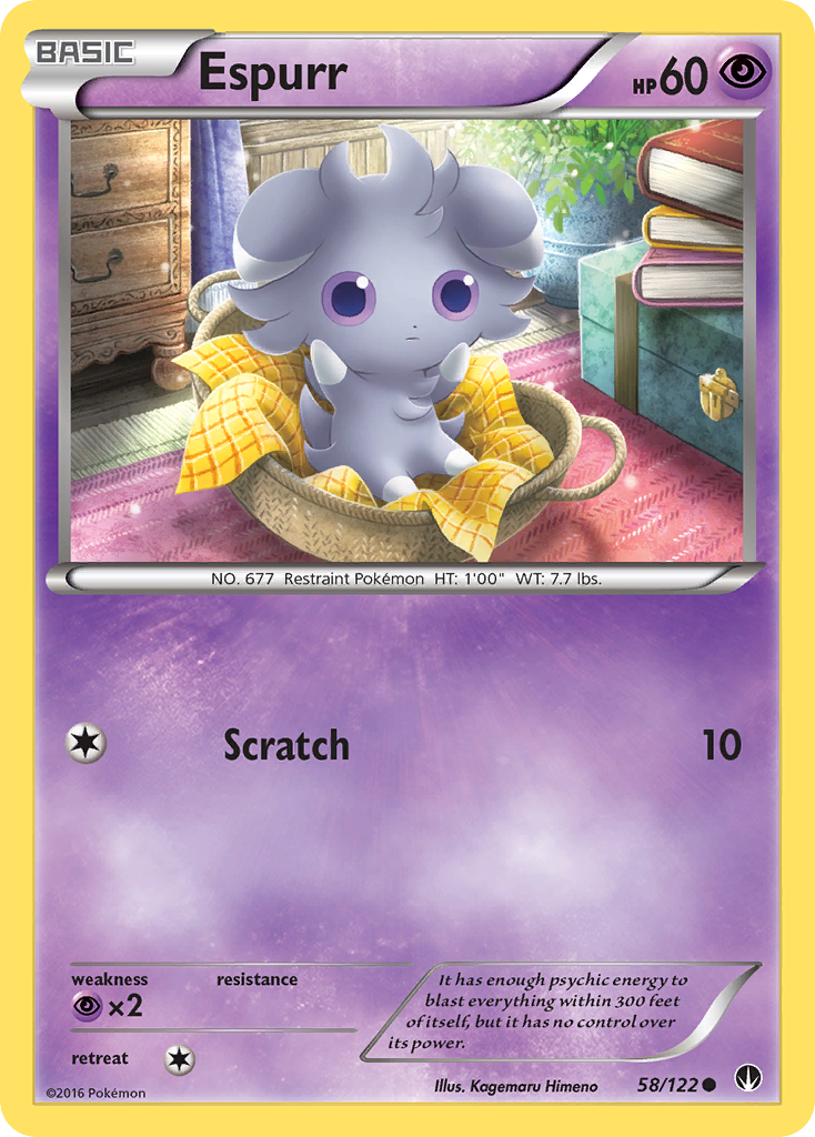 Espurr (58/122) [XY: BREAKpoint] - Destination Retro