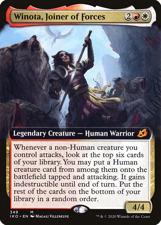 Winota, Joiner of Forces (Extended Art) [Ikoria: Lair of Behemoths] - Destination Retro