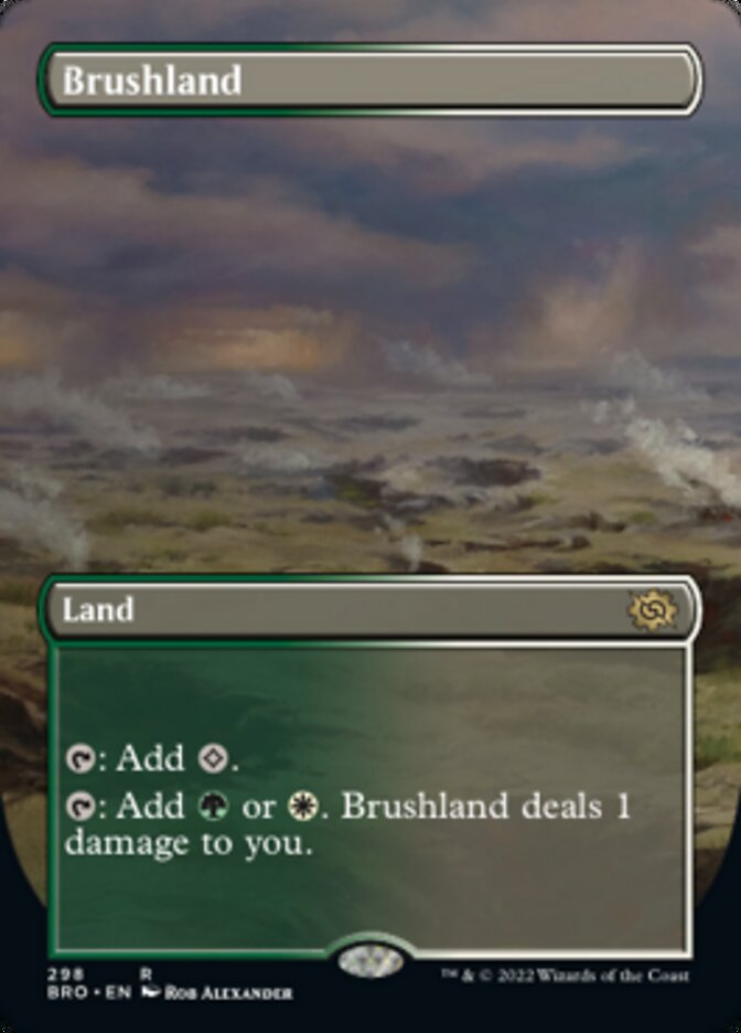 Brushland (Borderless Alternate Art) [The Brothers' War] - Destination Retro
