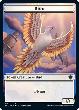 Bird // Spirit Double-Sided Token [Starter Commander Decks] - Destination Retro