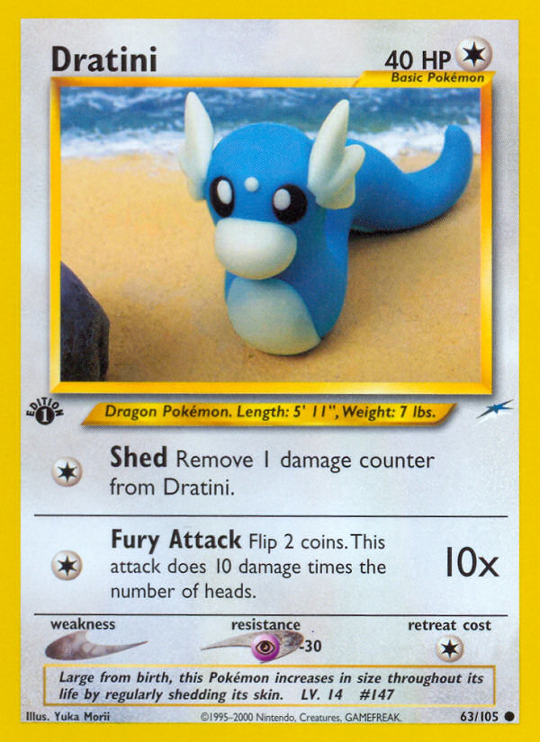 Dratini (63/105) [Neo Destiny 1st Edition] - Destination Retro