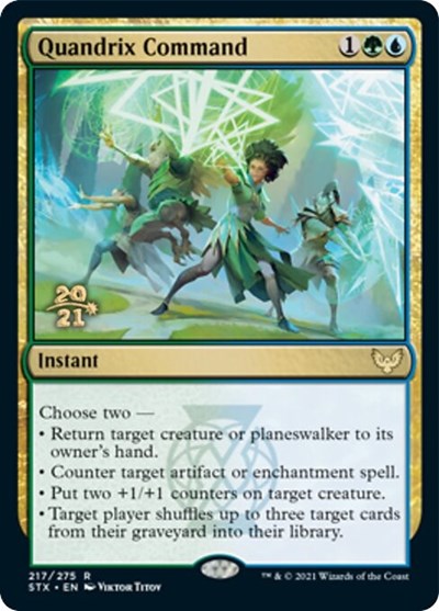 Quandrix Command [Strixhaven: School of Mages Prerelease Promos] - Destination Retro