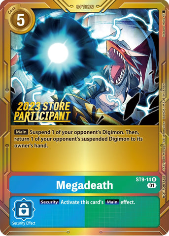 Megadeath [ST9-14] (2023 Store Participant) [Starter Deck: Ultimate Ancient Dragon Promos] - Destination Retro