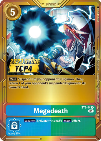 Megadeath [ST9-14] (2023 Store Top 4) [Starter Deck: Ultimate Ancient Dragon Promos] - Destination Retro